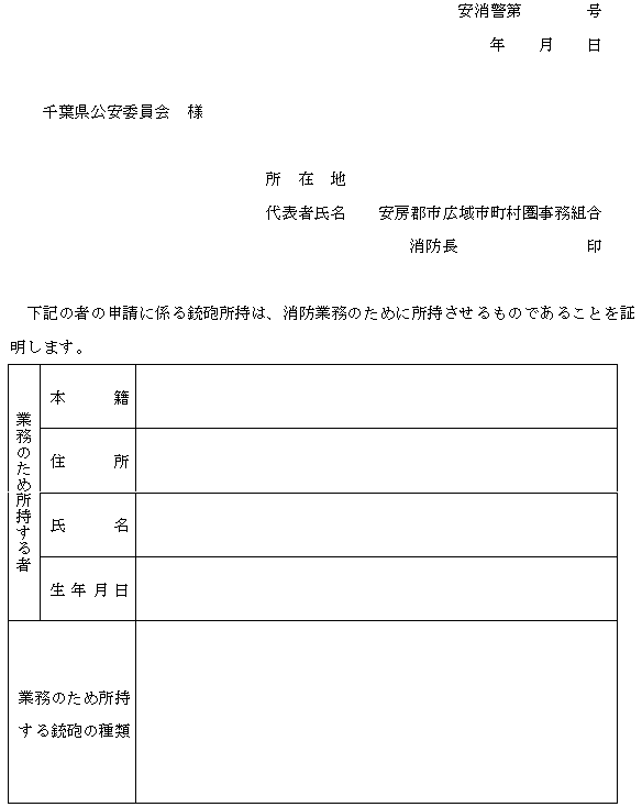 安房郡市消防本部救命索発射銃取扱要綱